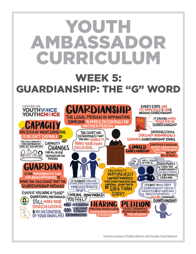 Week 5: Guardianship: The “G” Word, Youth Ambassador Curriculum